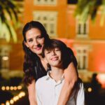 Violeta arbiser con su hijo